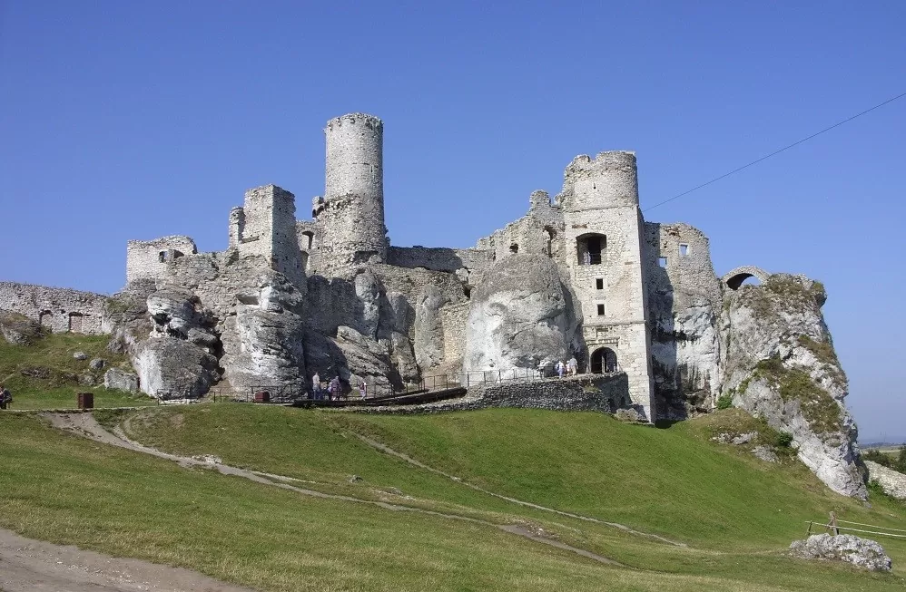 ruiny zamku Ogrodzieniec w Podzamczu