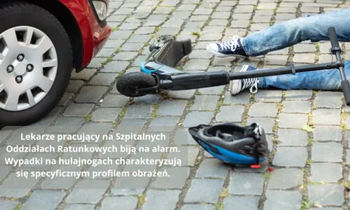 wypadki na hulajnogach